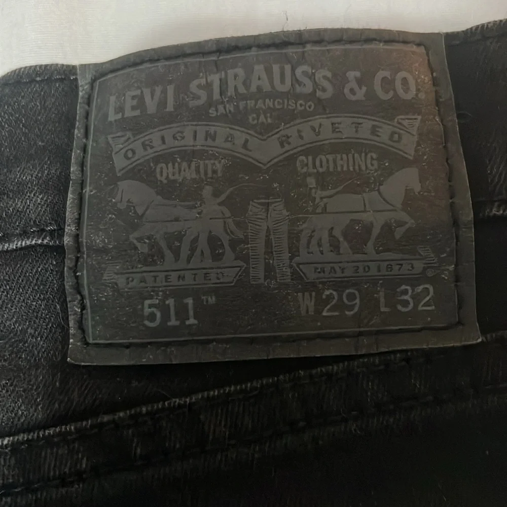 Levi’s Black 511 Straight Jeans